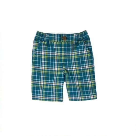 NWT Gymboree Jungle Explorer Applique Embroidered Frog Top & Plaid Shorts 3-6 mo - Picture 3 of 3